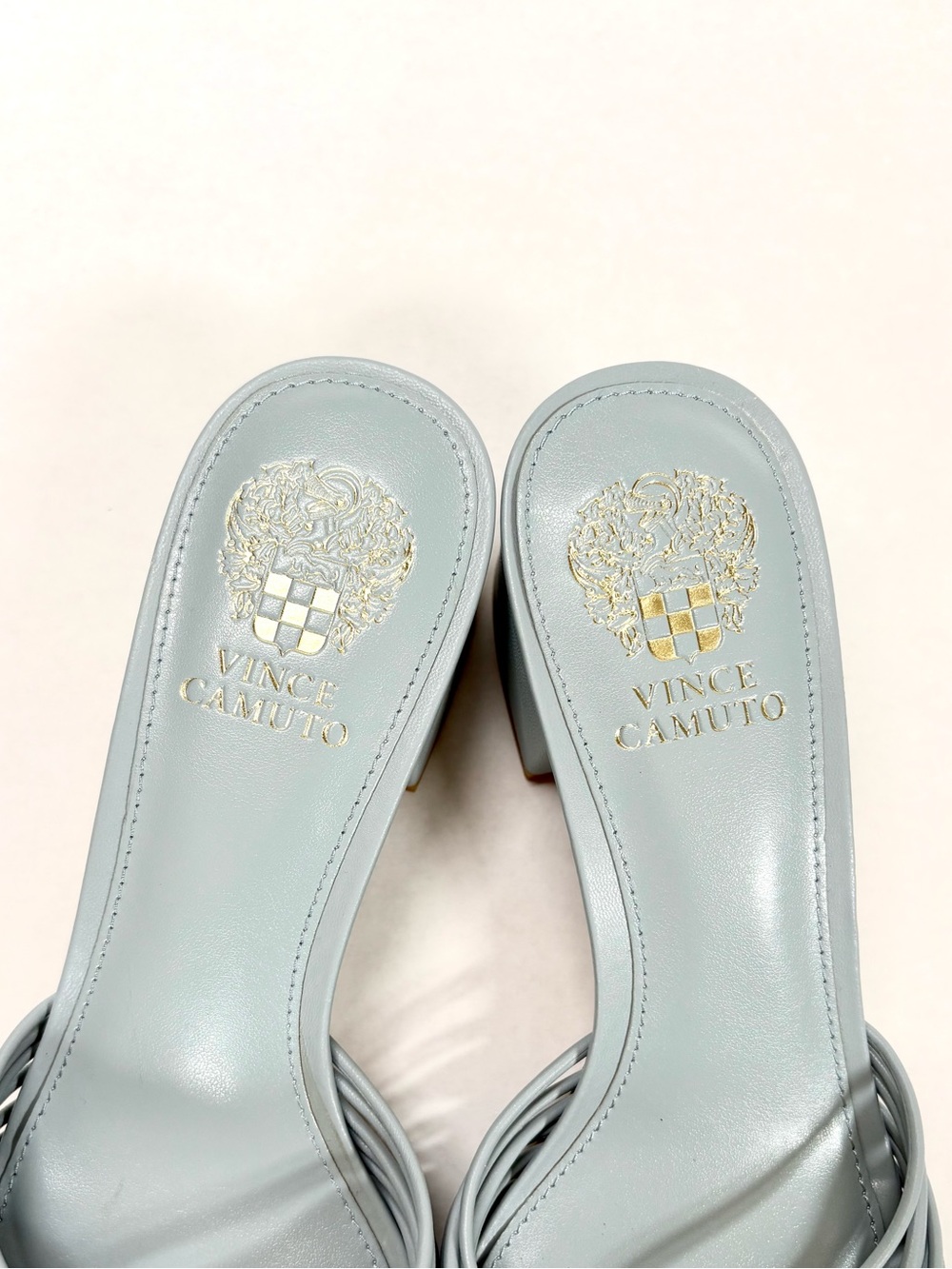 Vince Camuto Lendry Knotted Strap Heel Sandal US 7 Blue - Picture 5 of 11